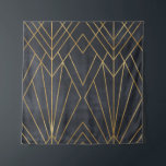 Art Deco Elegance: Geometric Glamour Tapestry<br><div class="desc">Seamless geometric pattern on paper texture. Art Deco background Art Deco vibes in a subtle geometric pattern. Classic and elegant! Art Deco elegance, a fine pattern for a classic touch. art, geometric, background, gold, seamless, decor, classic, dark, ornament, modern, golden, illustration, texture, retro, line, blue, decoration, wrapping paper, elegant pattern,...</div>