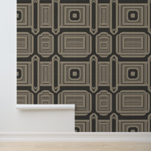 Art Deco Elegance: Geometric Luxury Pattern Wallpaper