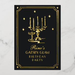 Art Deco Elegant Black Gold 20s Classic