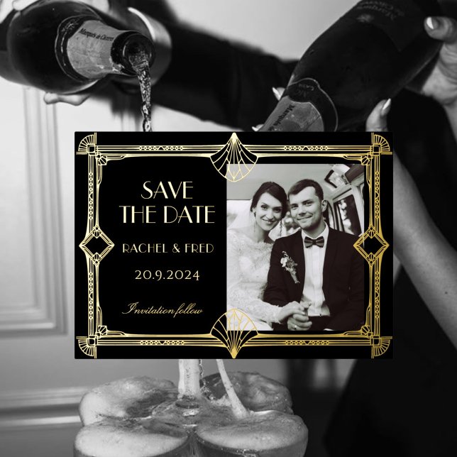 Art Deco Elegant Black Gold 20s Classic  (Creator Uploaded)