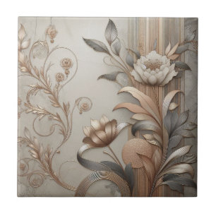 Art Deco: Elegant Botanicals and Geometric Luxury Tile
