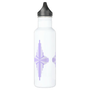 Art deco element in lilac & purple 532 ml water bo 710 ml water bottle