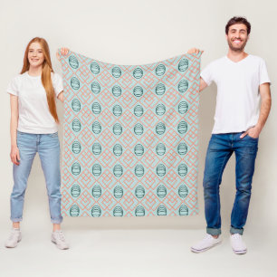 Art Deco Elements  Fleece Blanket