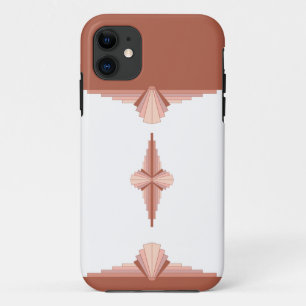 Art deco elements in a rose gold palette Case-Mate iPhone case