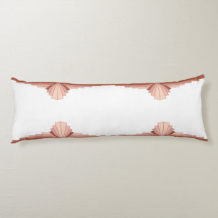 Art deco elements in full rose gold body cushion