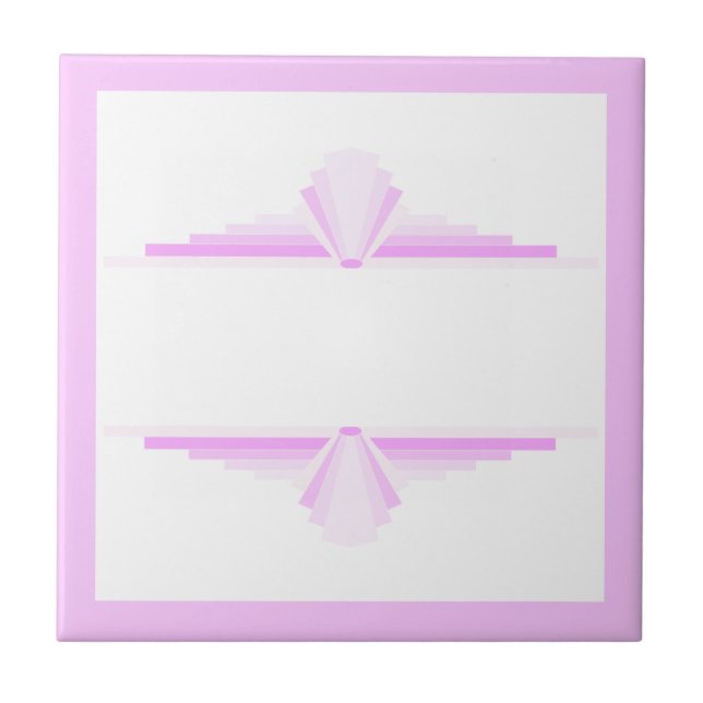 Art deco elements in pink tile (Front)