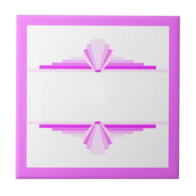 Art deco elements in pink tile (Front)