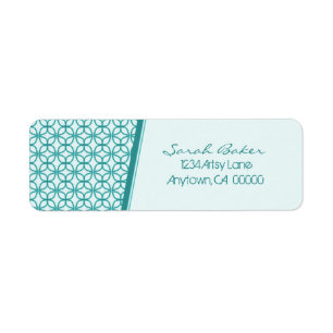 Art Deco Fab Return Address Labels