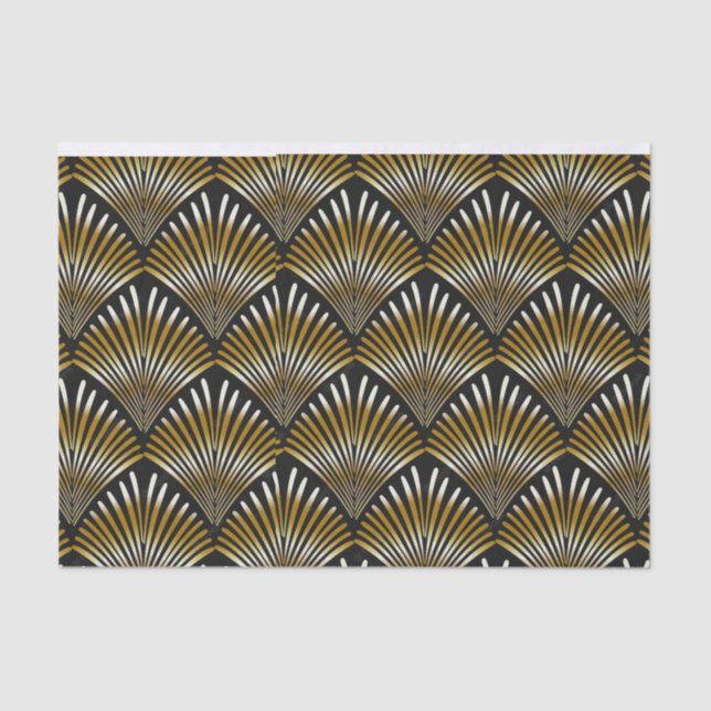 Art Deco Fan Design, Tissue Paper (Front)