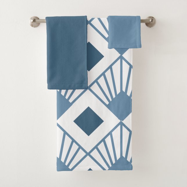 Art Deco Fans  Bath Towel Set (Insitu)