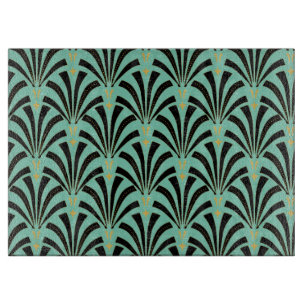 Art Deco Fans Custom Cutting Board