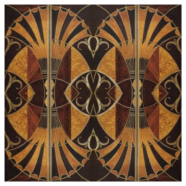 ART DECO FANS FABRIC (Swatch)