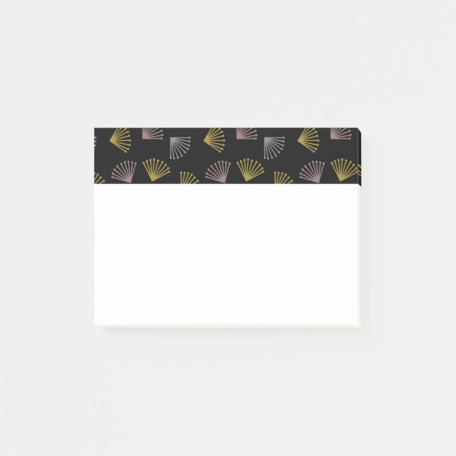 Art Deco Fans  Post-it Notes (Front)