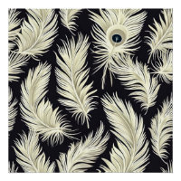 Art Deco Feather Pattern