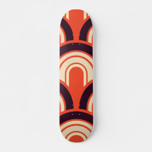 Art Deco Fifties Retro Abstract Art Skateboard