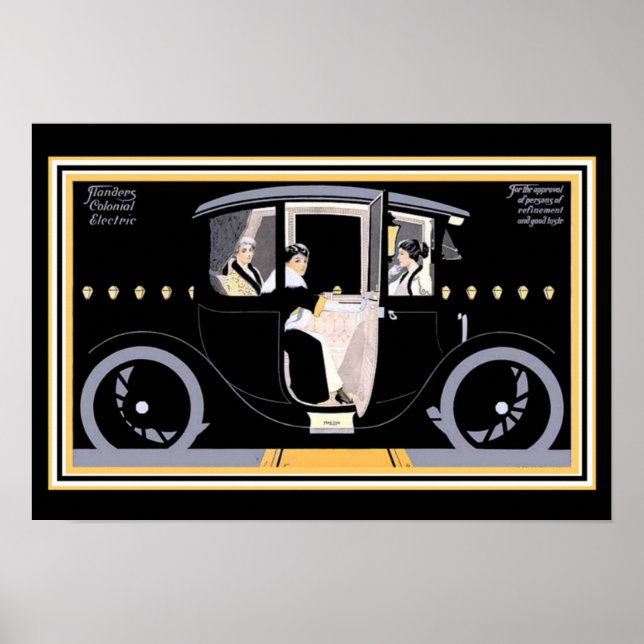 Art Deco Flanders Colonial  Ad - 13 x 19 Print (Front)