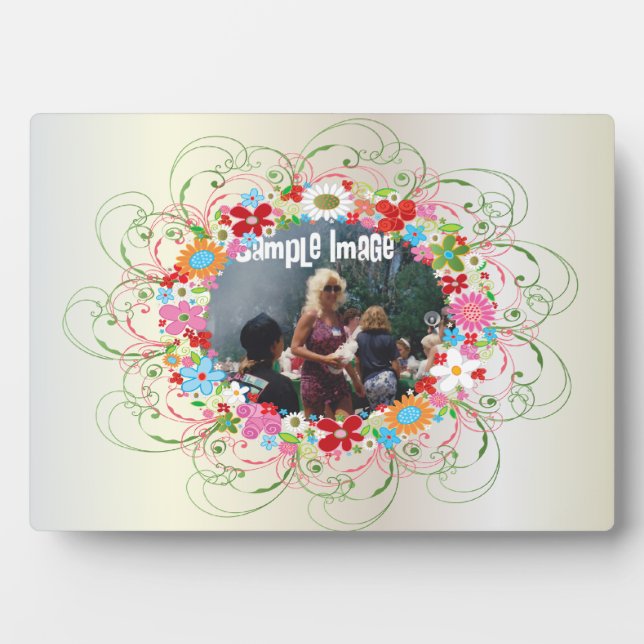 Art Deco Floral  Art Plaque (Front)