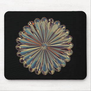 Art deco flower medallion mousepad