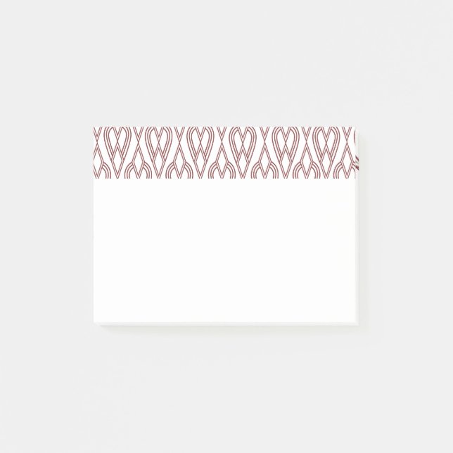 Art Deco Flowerbeds  Post-it Notes (Front)