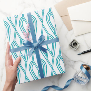 Art Deco Flowerbeds  Wrapping Paper