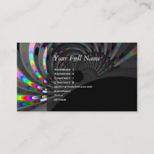 Art Deco Fractal Business Card