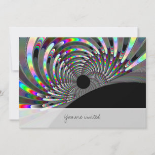 Art Deco Fractal Invitation