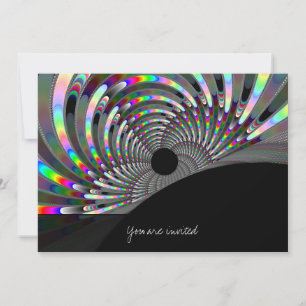 Art Deco Fractal Invitation