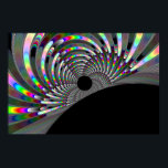 Art Deco Fractal Poster<br><div class="desc">This is a zoom of the famous Mandelbrot fractal. This is a basic zoom of the fractal,  no layers or Photoshop effects were used.</div>