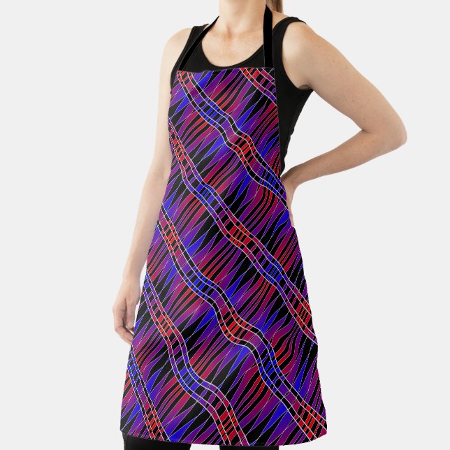 Art Deco 'Fractured' by Kenneth Yoncich Apron (Insitu)