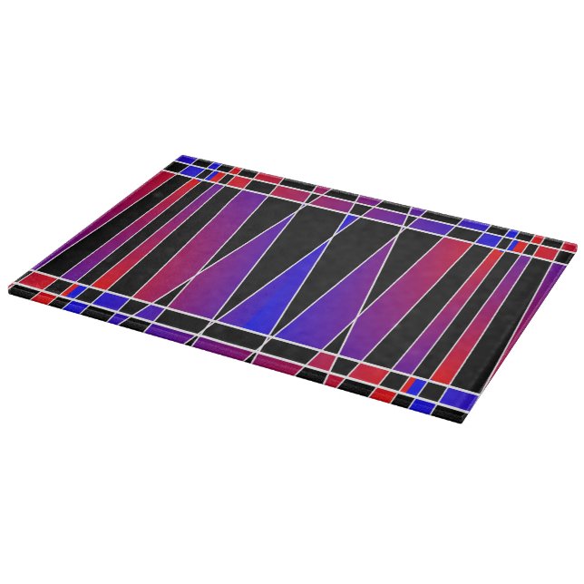 Art Deco 'Fractured' by Kenneth Yoncich Cutting Board (Corner)