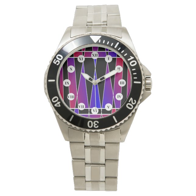 Art Deco 'Fractured' (R Face) by Kenneth Yoncich Watch (Front)