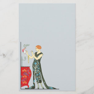 Art Deco Friday Vintage Fashion Stationery