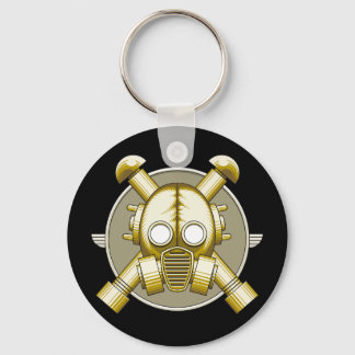 Art Deco Gasmask keychain