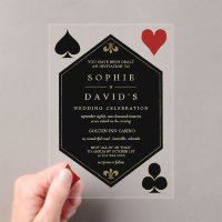 Art Deco Gatsby Las Vegas Casino Poker Wedding