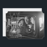 Art Deco Gatsby Save the Date | 5x7 Invite Ticket<br><div class="desc">Personalise your own 5x7 card. Click the Customise button to insert your art, designs, or photos to create a unique 5x7 invite card! Try adding text using cool fonts and see a preview of your creation! Our simple to personalise 5x7 invite card has no minimum orders & is made after...</div>