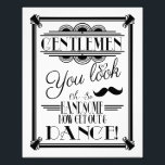 art deco, GENTLEMEN Bathroom sign, wedding sign<br><div class="desc">wedding sign</div>