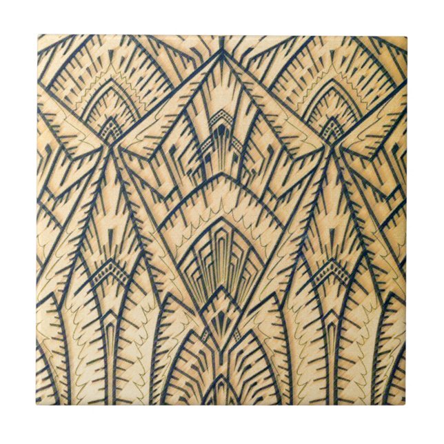 Art Deco Geo Architect Tile (Front)