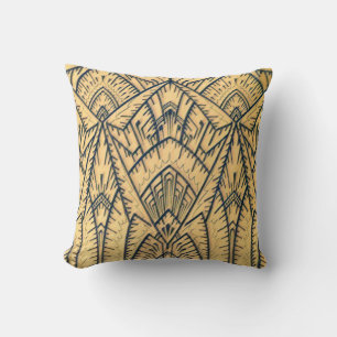 Art Deco Geo Architectural Pillow