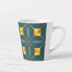 Art Deco Geometric 12oz Latte Mug