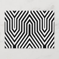 Art Deco Geometric - black and white
