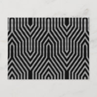 Art Deco Geometric - black and white