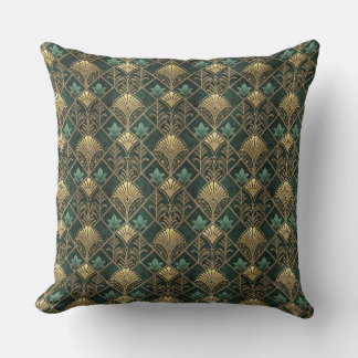 Art Deco, Geometric Cushion, Decorative Accent Cushion