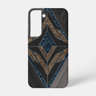 Art Deco Geometric Glitter Samsung Galaxy Case
