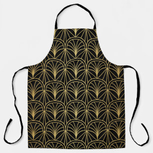 Art Deco Geometric Minimalistic Pattern Apron