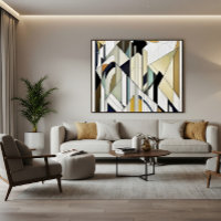 Art Deco Geometric Mosaic Acrylic