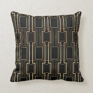 Art Deco Geometric Pattern Cushion