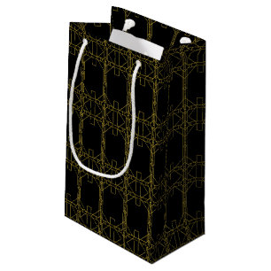 Art Deco Geometric Pattern Small Gift Bag