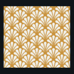 Art Deco Geometric Sea Shell Poster<br><div class="desc">Vintage Art Deco Seamless Pattern. Geometric decorative with circles texture. Retro Sea Shell background. Sea Shell Elegance: Geometric shapes form a luxurious Art Deco shell pattern. Unleash the beauty of Art Deco patterns. A touch of luxury and style in every pixel. nouveau, pattern, background, abstract, illustration, flower, texture, decor, fashion,...</div>