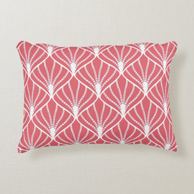 Art Deco, geometric seamless pattern. Decorative Cushion (Front)