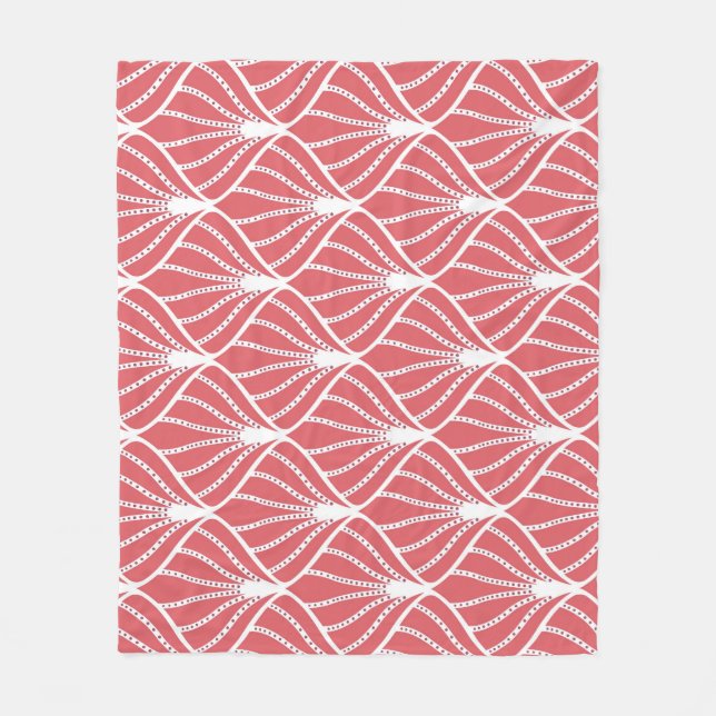Art Deco, geometric seamless pattern. Fleece Blanket (Front)